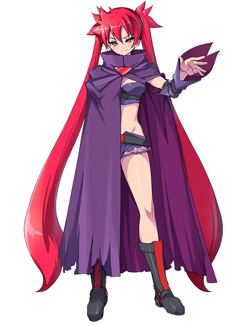 1girl, akaga_hirotaka, arcana_heart, arcana_heart_3, belt, boots, breasts, cape