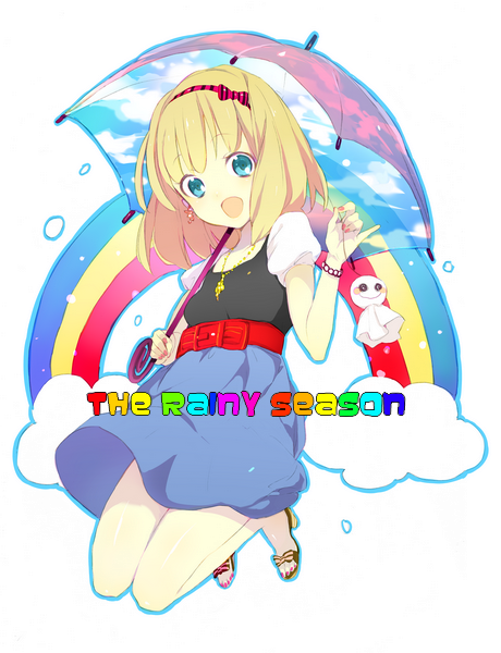 belt, blonde_hair, blue_eyes, bow, high_heels, jumping, kazuko, nail_polish