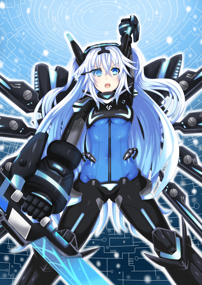 1girl, absurdres, choujigen_game_neptune, hair_ornament, highres, long_hair, neptune_(series), next_black