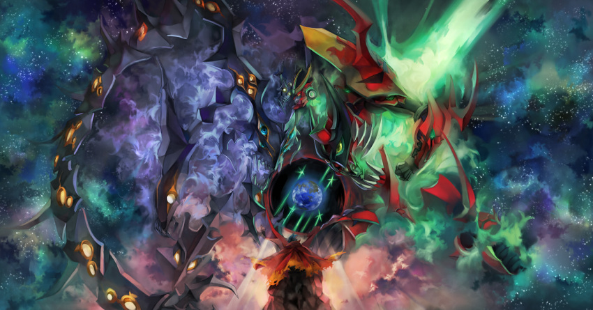 epic, grand_zamboa, highres, kamina, kz-kura, mecha, space, star