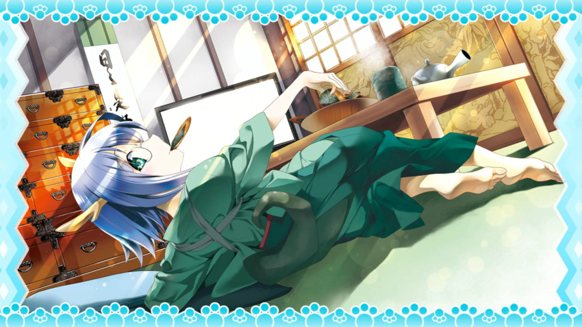 dora-tan, etotama, glasses, highres, short_hair, tail