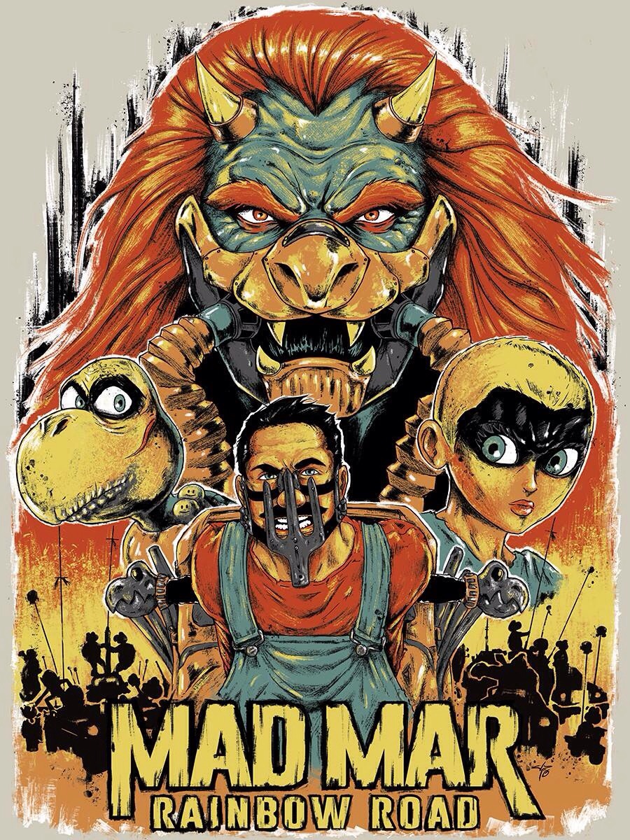 bald, bared_teeth, black_hair, blonde_hair, blue_eyes, bowser, bowser_(cosplay), donkey_kong