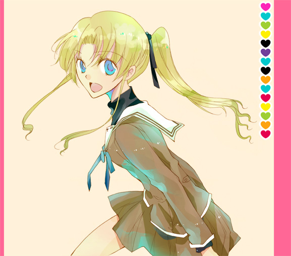 :d, ef, hayama_mizuki, heart, mamimi, open_mouth, school_uniform, serafuku