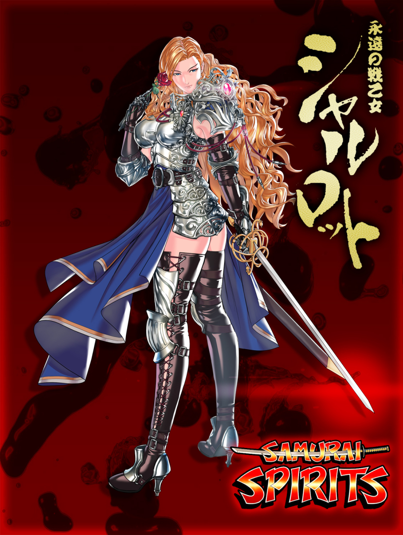 1girl, armor, black_gloves, black_legwear, blonde_hair, blue_eyes, boots, breastplate