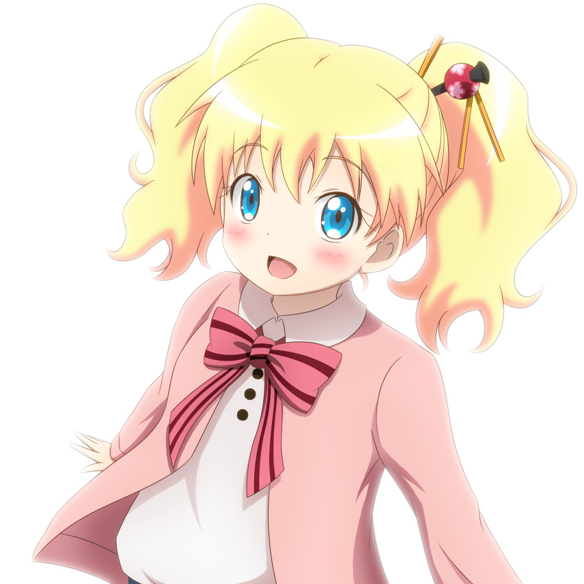 1girl, absurdres, alice_carteret, blonde_hair, blue_eyes, highres, kin'iro_mosaic, kiyu_(doremi's_party)