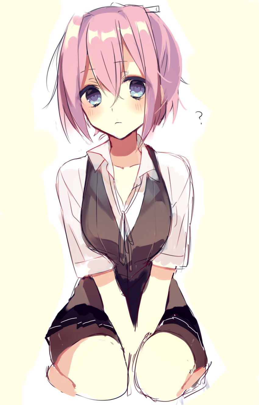1girl, absurdres, blue_eyes, dress_shirt, gloves, hair_ornament, highres, kantai_collection