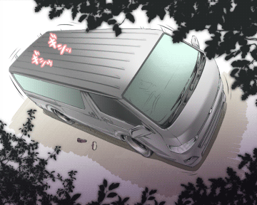 animated, animated_gif, lowres, motor_vehicle, toyota_hiace, vehicle