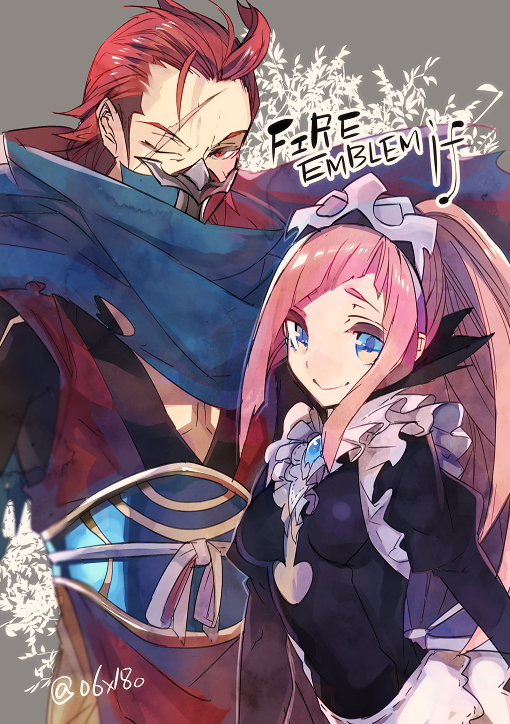 blue_eyes, felicia_(fire_emblem_if), fire_emblem, fire_emblem_if, hyakuhachi_(over3), mask, one_eye_closed, pink_hair