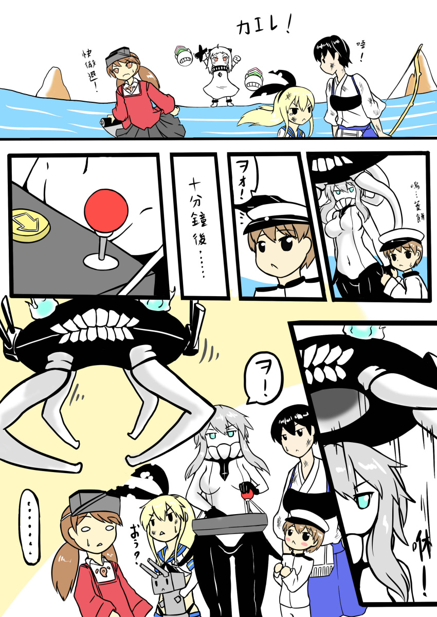 1boy, absurdres, comic, controller, crane_game, gloves, highres, htpxr