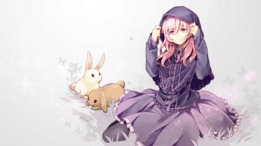 1girl, dress, gahata_meiji, highres, pantyhose, solo, toudou_charo, utau