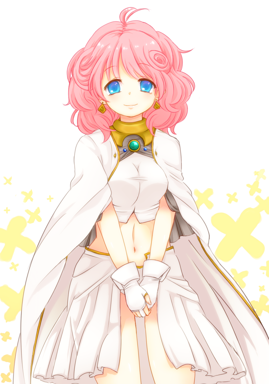 0321_sheep, 1girl, blue_eyes, breasts, fingerless_gloves, gloves, highres, long_hair