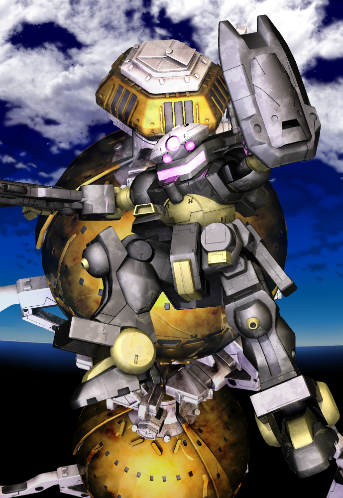 3d, earth, fake_screenshot, flying, grimoire_(gundam), gun, gundam, gundam_g_no_reconguista