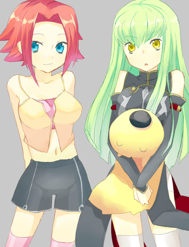 cc, cheese-kun, code_geass, ecocube, kallen_stadtfeld, midriff, thigh-highs
