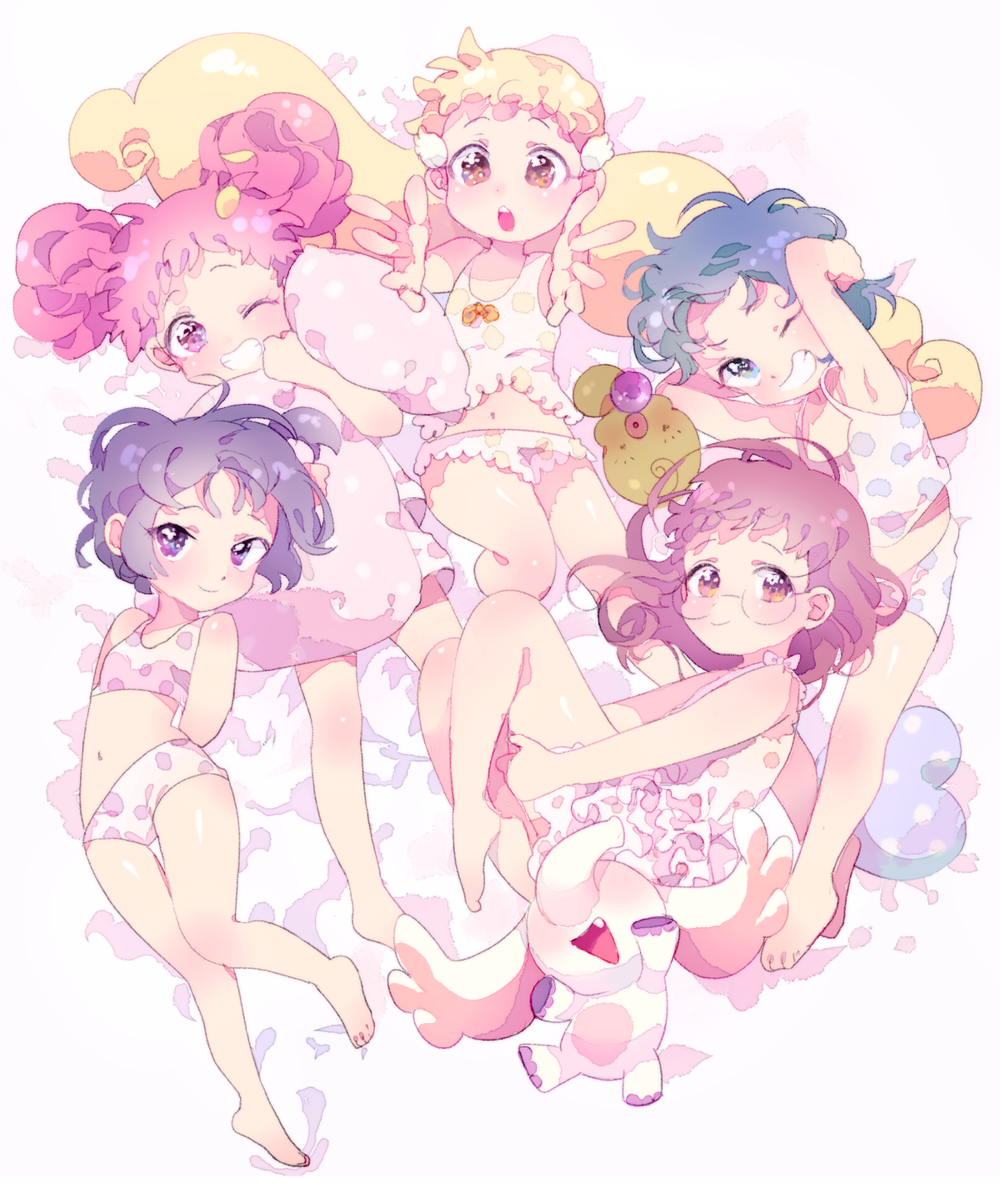 blonde_hair, blush, fujiwara_hazuki, harukaze_doremi, inhye, long_hair, majorika, makihatayama_hana