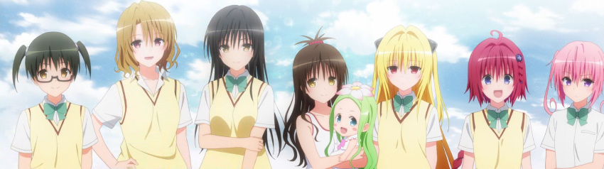 6+girls, celine, highres, konjiki_no_yami, kotegawa_yui, kurosaki_mea, momioka_risa, multiple_girls