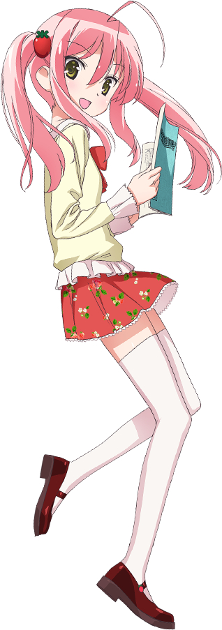 cover_image, female, moesaki_ichigo, official_art, png_conversion, sasaki_masakatsu, solo, sore_ga_seiyuu!