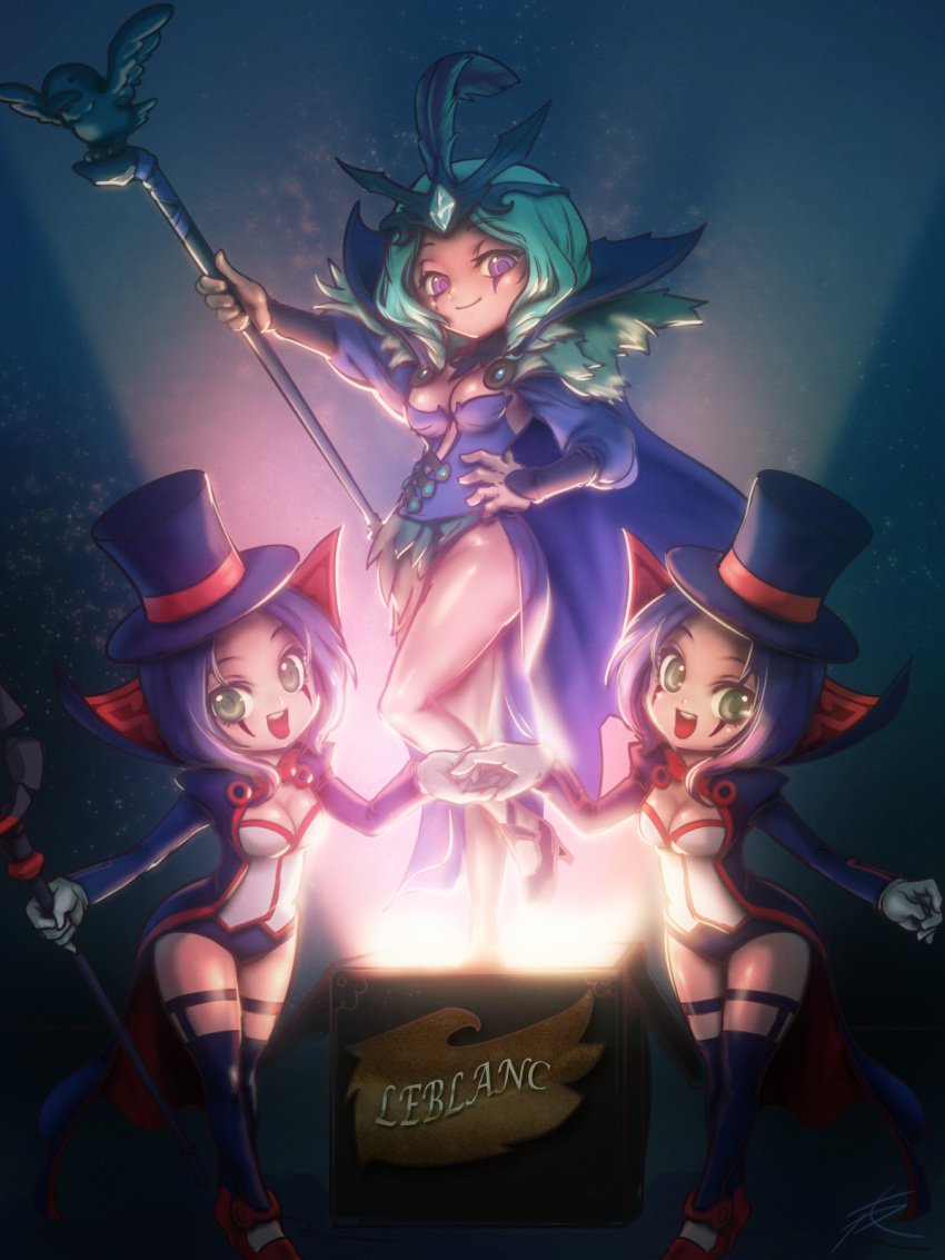 1200x1600_wallpaper, 3:4_ratio, 3girls, cape, character_name, emilia_leblanc, female, gloves