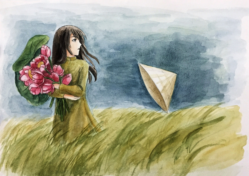 asian_countries_(hetalia), bamboo_hat, black_hair, female, hat, hetalia:_axis_powers, hetalia_axis_powers, high_resolution