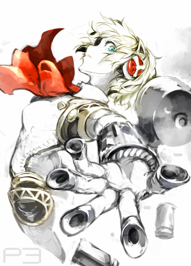 aegis, aegis_(persona), android, blodne_hair, blue_eyes, lips, persona, persona_3