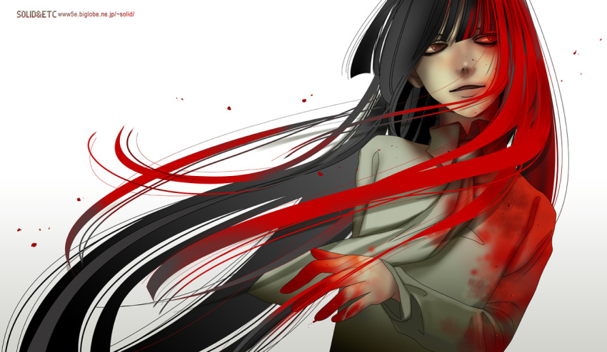 alucard_(hellsing)_(female), artist_name, blood, female, genderswap, hellsing, potential_duplicate, text, toshimichi_yukari