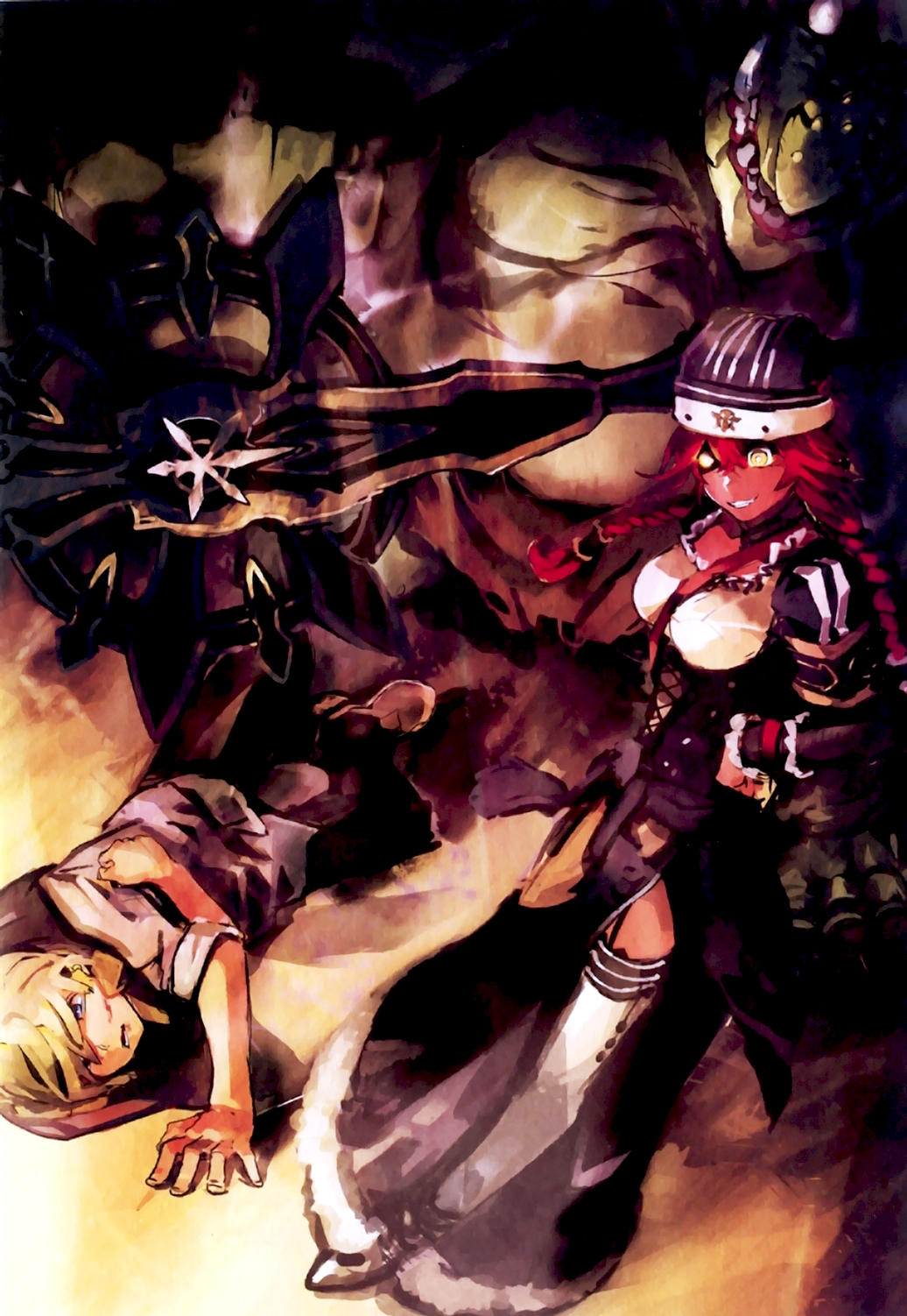 highres, lupusregina_beta, maid, nfirea_bareare, overlord_(maruyama), redhead, so-bin, troll