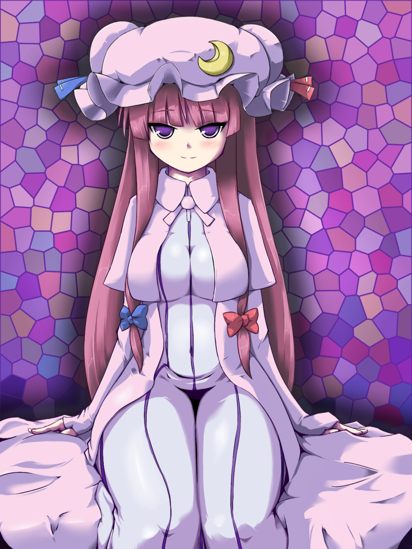 breasts, coo, curvy, hat, highres, large_breasts, long_hair, moon