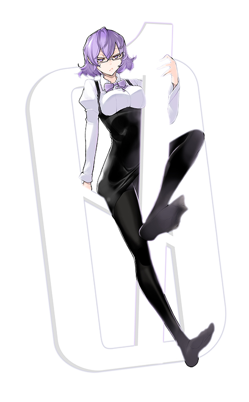 1girl, black_dress, black_legwear, bow, bowtie, digimon, digimon_story:_cyber_sleuth, digimon_world_re:digitize