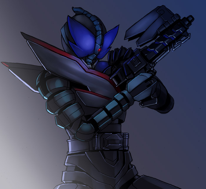 gun, kamen_rider, kamen_rider_drake, kamen_rider_kabuto_(series), shimamura_miwa, weapon