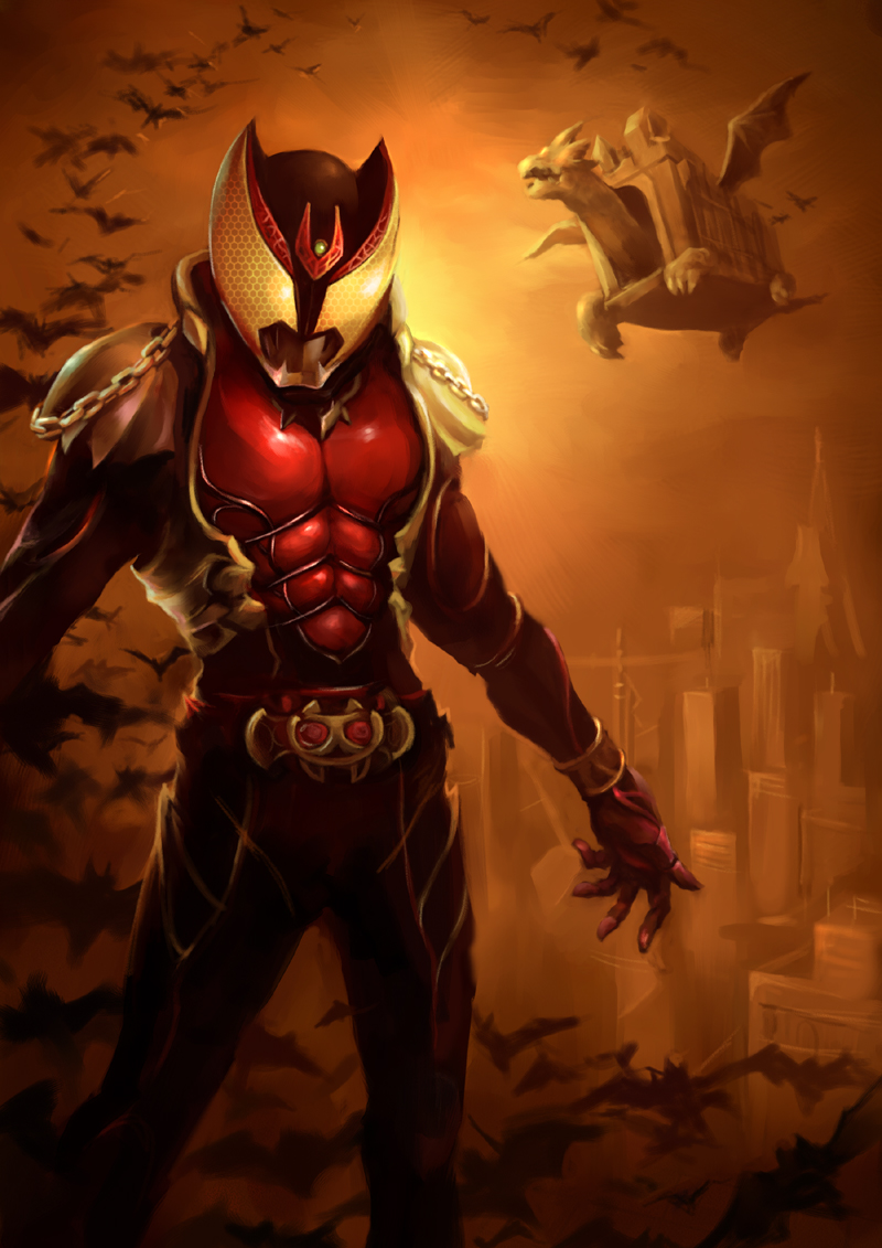 belt, castle_doran, dragon, kamen_rider, kamen_rider_kiva, kamen_rider_kiva_(series), karee, kivat-bat_iii