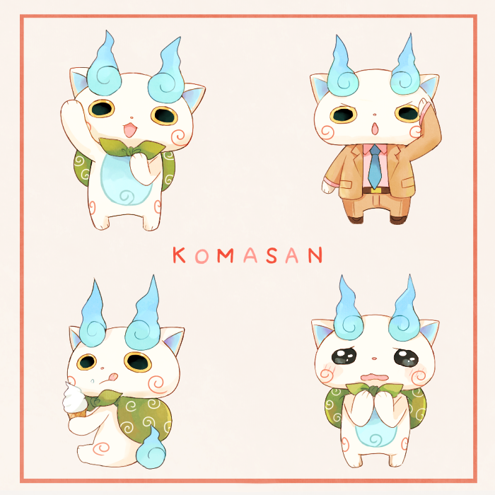 abbreviated_karakusa, blue_necktie, blush, character_name, chestnut_mouth, formal, full_body, furoshiki