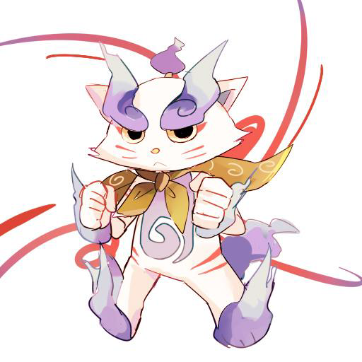 :<, abbreviated_karakusa, full_body, furoshiki, furry, looking_at_viewer, mei_(maysroom), no_humans