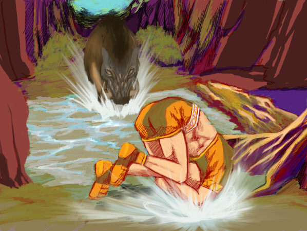 bullfango, monster_hunter, water