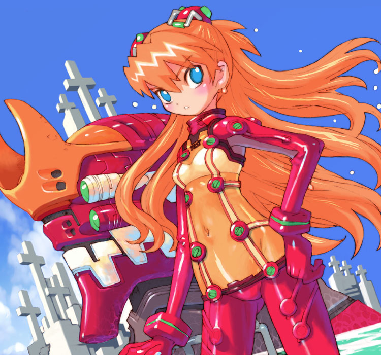 eva_02, long_hair, nakayama_tooru, nakayama_toru, neon_genesis_evangelion, orange_hair, plugsuit, rebuild_of_evangelion