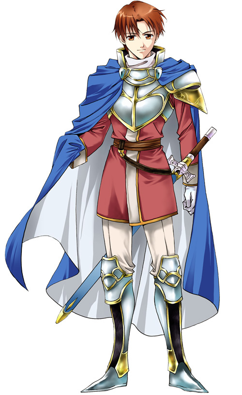 1boy, agahari, armor, armored_boots, brown_eyes, brown_hair, cape, carrion_(fire_emblem), fire_emblem, fire_emblem:_thracia_776, gloves, simple_background, solo, sword, weapon, white_background