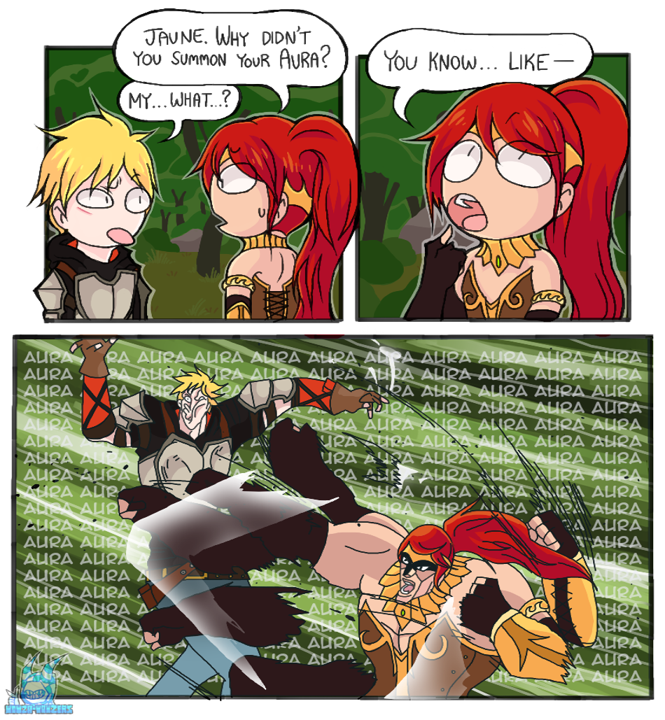 1boy, 1girl, armor, art_shift, blonde_hair, crossover, fingerless_gloves, gloves