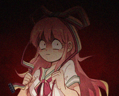 :|, animated, animated_gif, giffany, gradient, gradient_background, gravity_falls, hair_ribbon