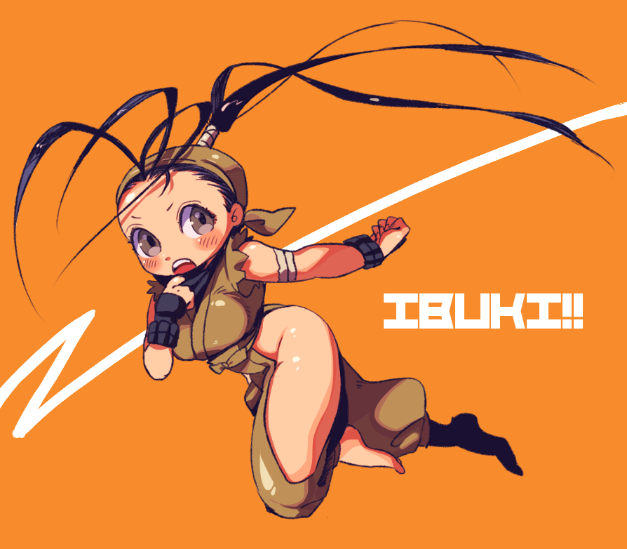 antenna_hair, baggy_pants, barefoot, black_hair, blush_stickers, chibi, ekubo_(ciaobero), full_body