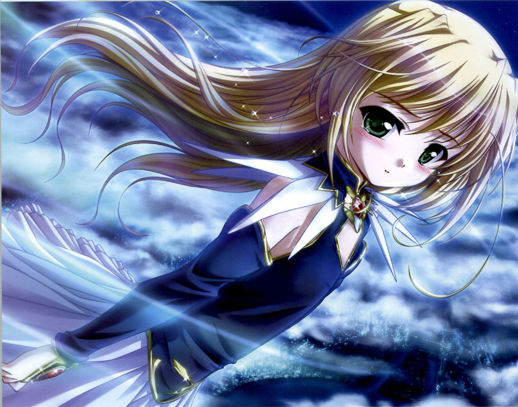 blonde_hair, candid, game_cg, girl, wreathlit_noel, yoake_mae_yori_ruri_iro_na, young