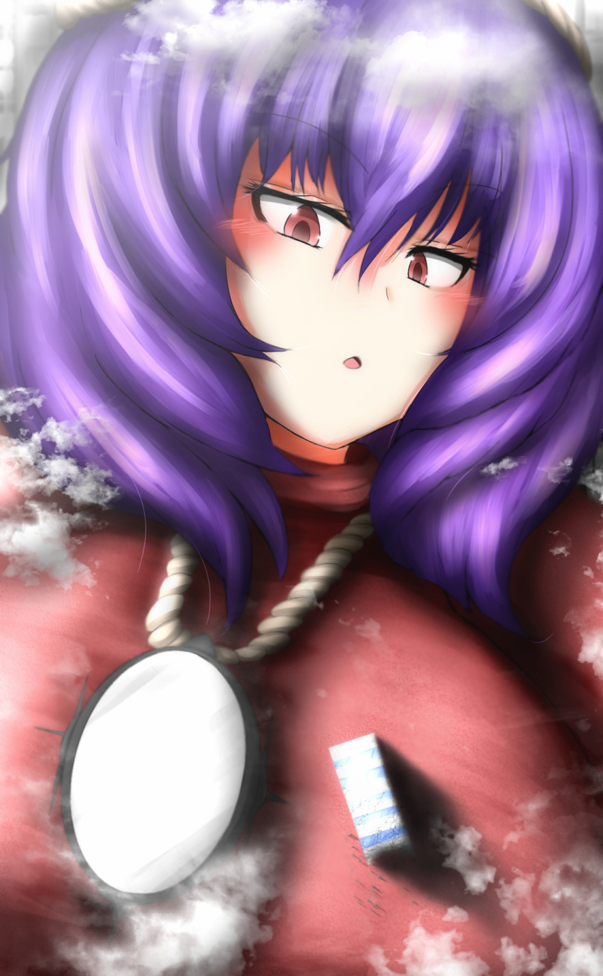 1girl, blush, building, clouds, giantess, highres, neva, open_mouth