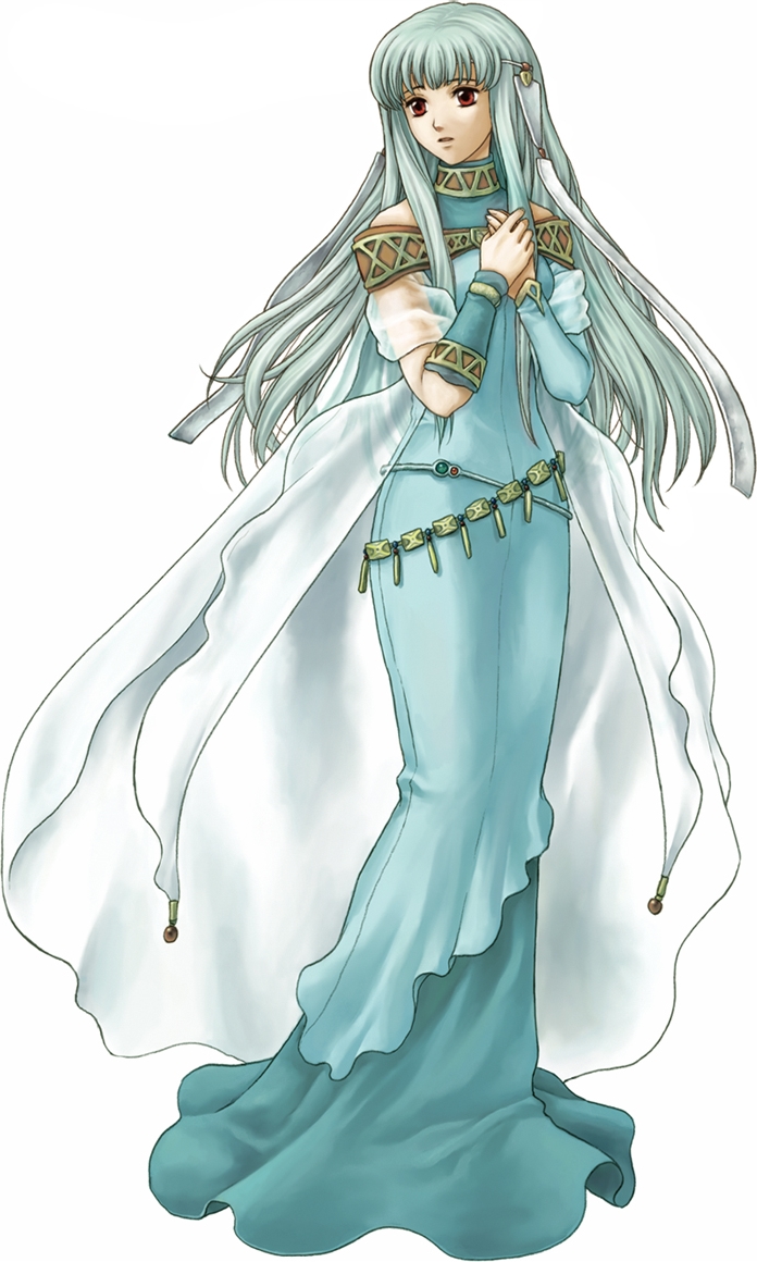 1girl, aqua_eyes, aqua_hair, blue_dress, dress, female, fire_emblem, fire_emblem:_rekka_no_ken