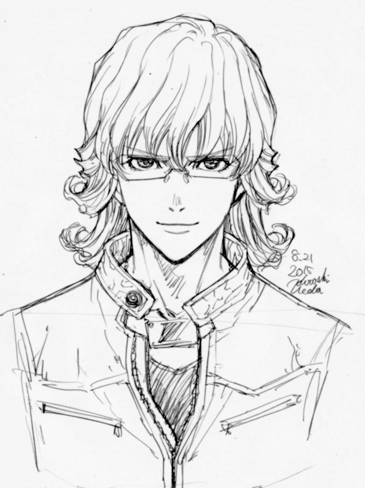 1boy, barnaby_brooks_jr, glasses, solo, tiger_&amp;_bunny, ueda_hiroshi