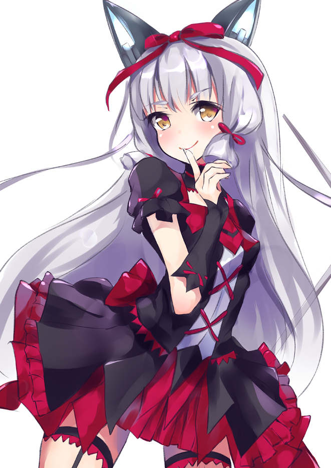 1girl, brown_eyes, cosplay, dress, gate_-_jieitai_ka_no_chi_nite_kaku_tatakaeri, gothic_lolita, hair_ribbon, headgear