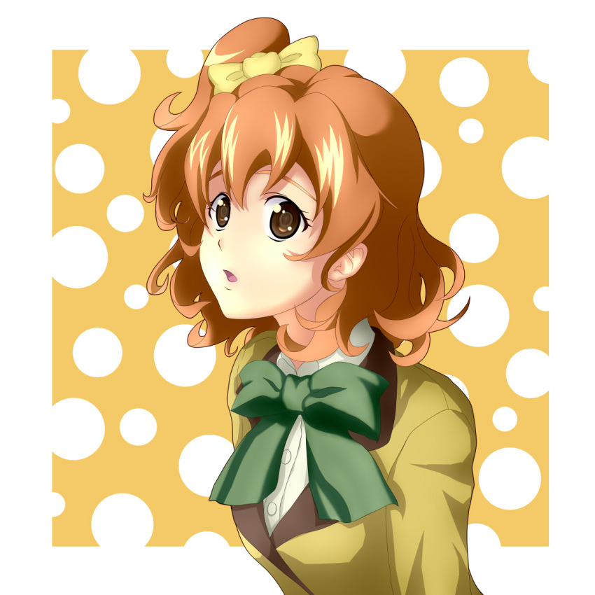 brown_eyes, brown_hair, fresh_precure!, fresh_pretty_cure!, futari_wa_pretty_cure, hair_ribbon, highres, kani_get