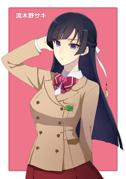 1girl, black_hair, bow, character_name, haruka_(haruka0110), kakumeiki_valvrave, long_hair, revision