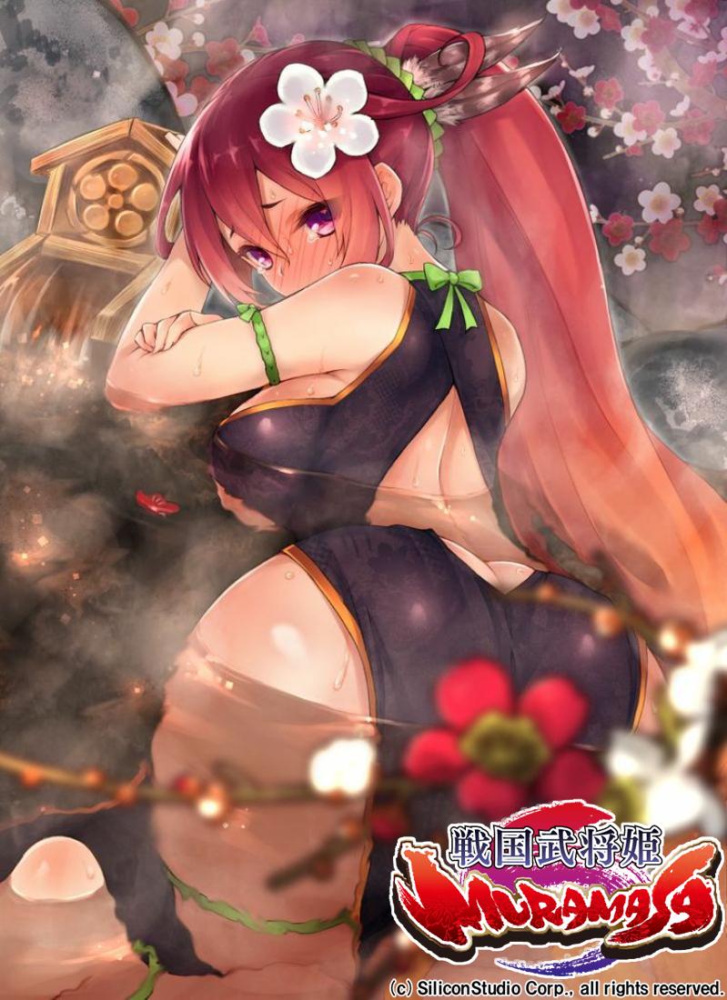 1girl, ass, bare_shoulders, blush, bow, breasts, center_opening, embarrassed