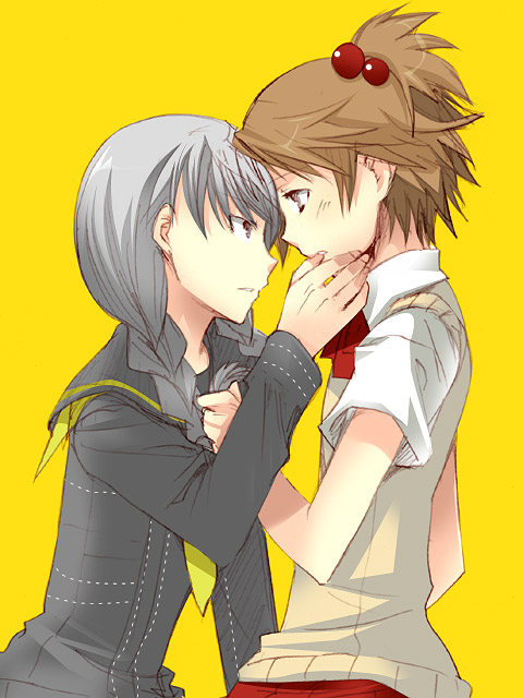 2guys, crossdressing, persona, persona_4, trap, yaoi
