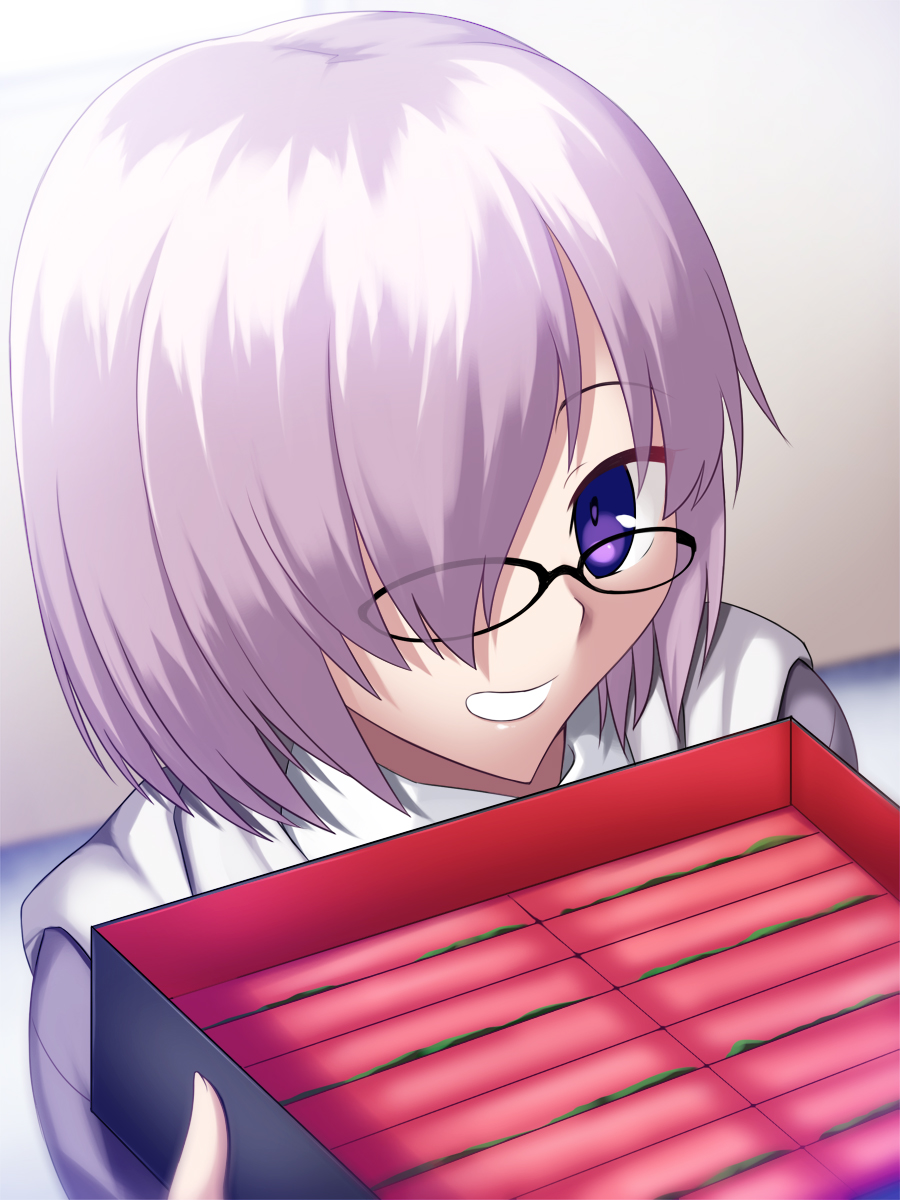 artist_request, fate/grand, highres, mashu_kyrielite, order, shielder_(fate/grand_order), solo