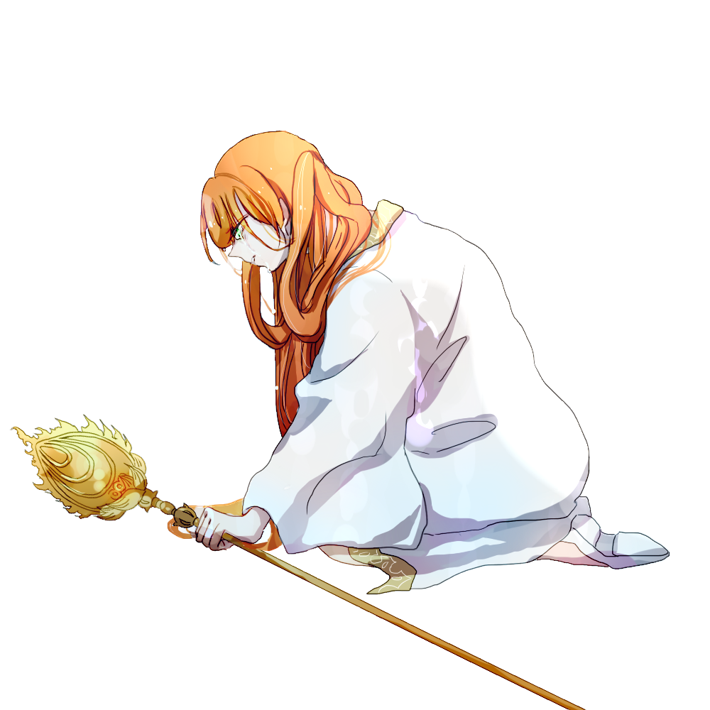 1girl, crying, falan_(magi), green_eyes, long_hair, magi_the_labyrinth_of_magic, orange_hair, siat