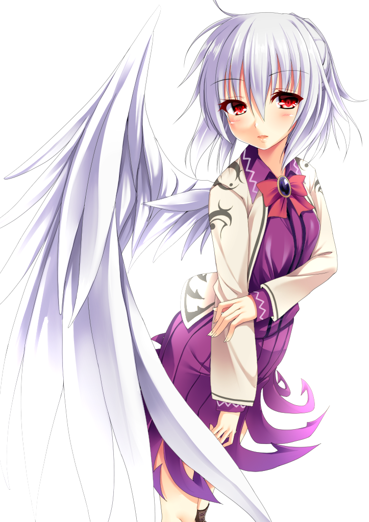 1girl, bow, bowtie, jacket, k_liss_s, kishin_sagume, red_eyes, short_hair