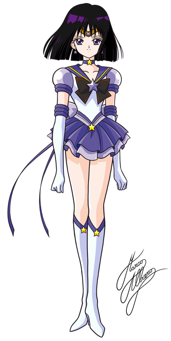 1girl, bishoujo_senshi_sailor_moon, black_hair, boots, bow, brooch, brown_bow, choker